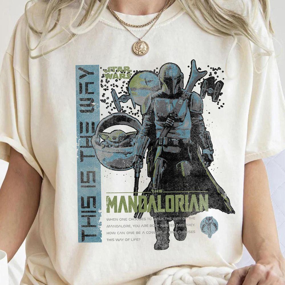 The Mandalorian This Is The Way Collage Star Wars Vuitino Apparel The Mandalorian This Is The Way Collage Star Wars Vuitino Apparel